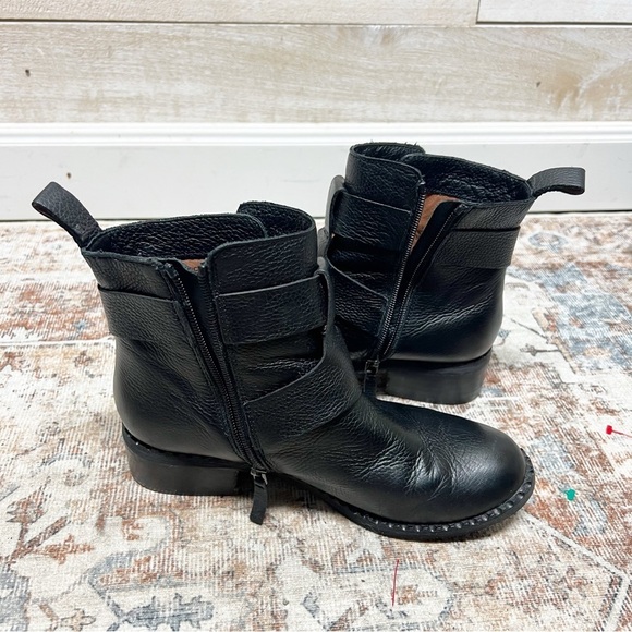 Gentle Souls Kenneth Cole Black Best Moto Ankle Bootie Boots Womens Size 7M - Picture 5 of 10